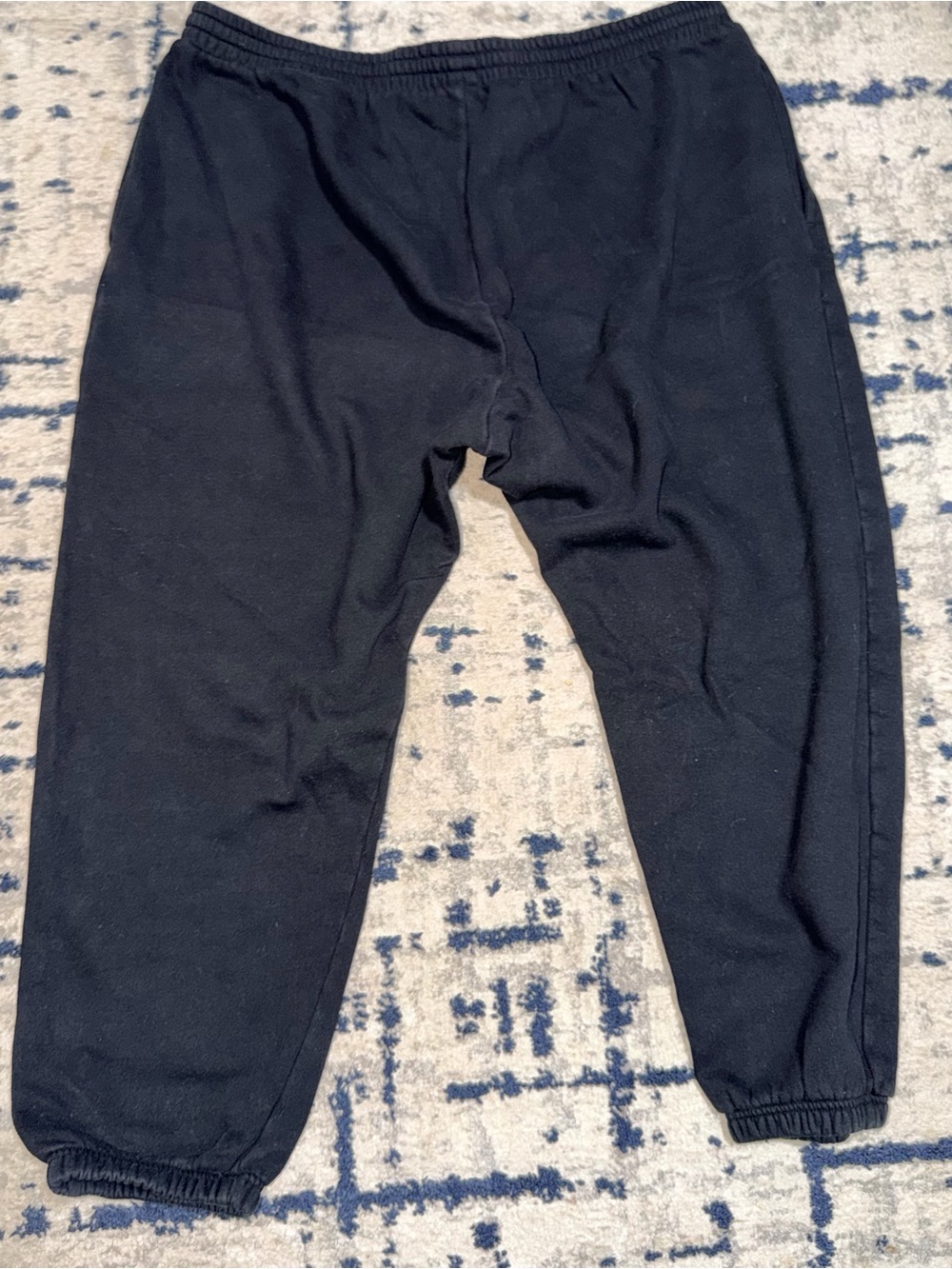 4 Pairs Victoria's Secret Black and Light Gray Sweatpants with Floral Trim - Picture 7 of 10